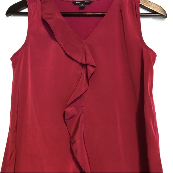2 for $20. Tommy Hilfiger Sleeveless Ruffle XS - Picture 3 of 9
